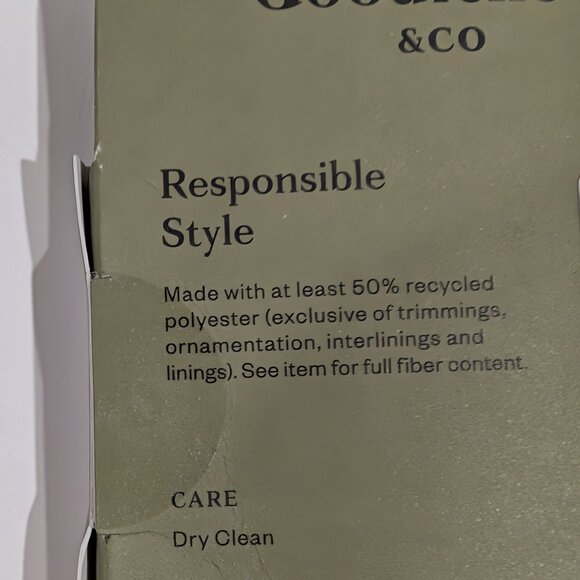 Goodfellow & Co Blue & Green Plaid Checked Mens Neck Tie NWOT Spring 2.75" Width - Picture 5 of 5